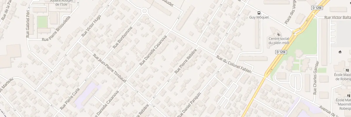 Plan du 8 Rue Pierre Rebière à Garges-lès-Gonesse