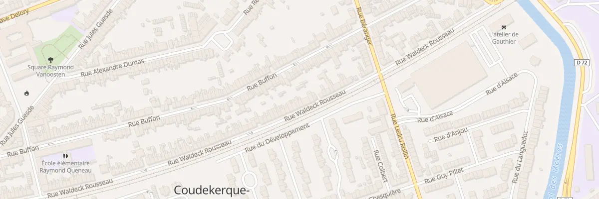 Plan du 116 Rue Waldeck Rousseau à Coudekerque-Branche