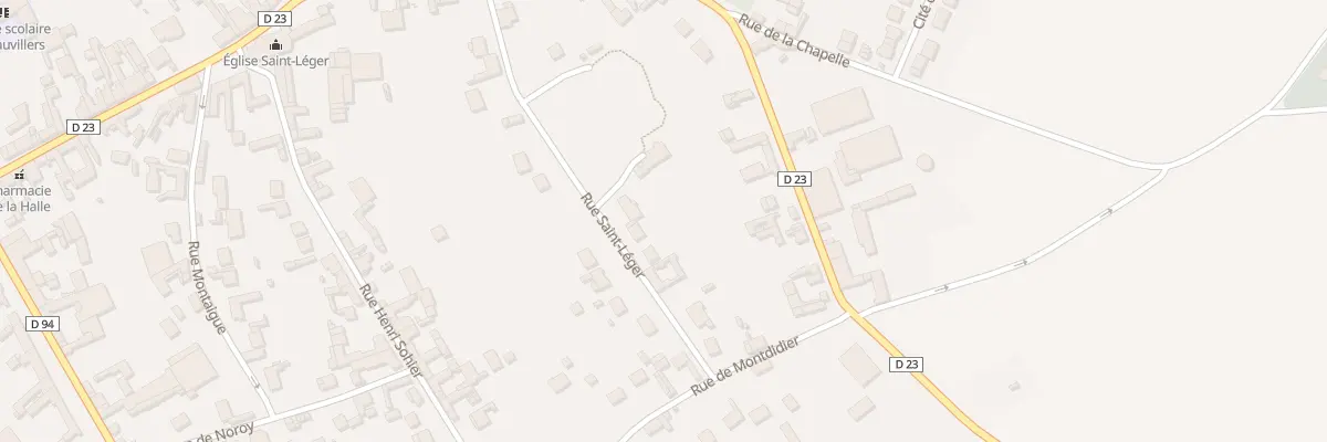 Plan du 5 Rue Saint Leger à Ansauvillers