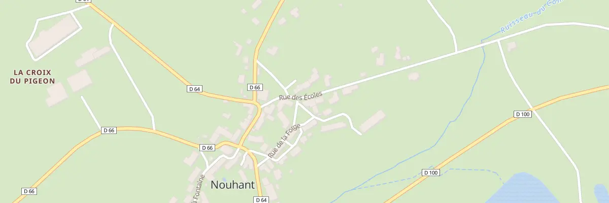 Plan du 8 Rue des Ecoles à Nouhant