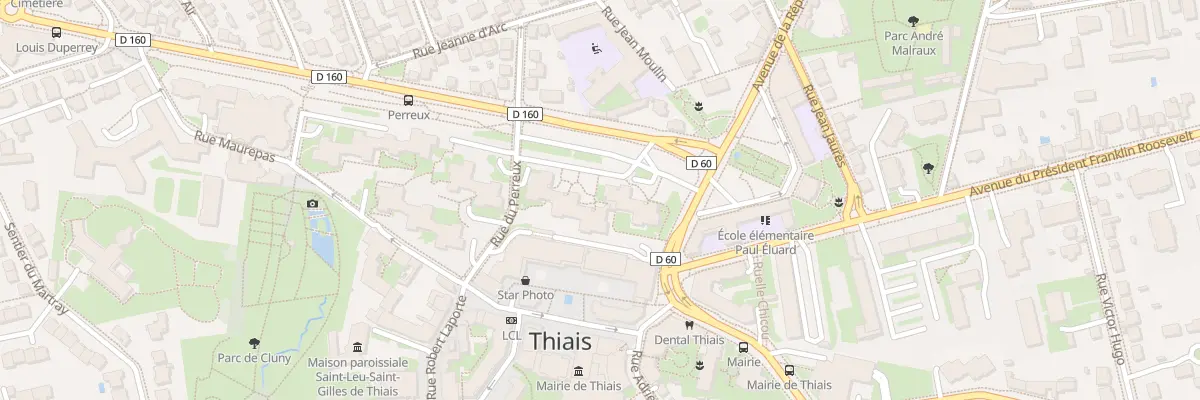 Plan du 7 Av Léon Marchand à Thiais