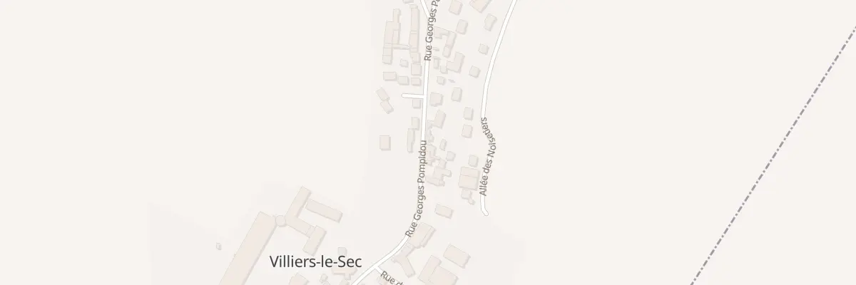 Plan du 14 Rue Georges Pompidou à Villiers-le-Sec