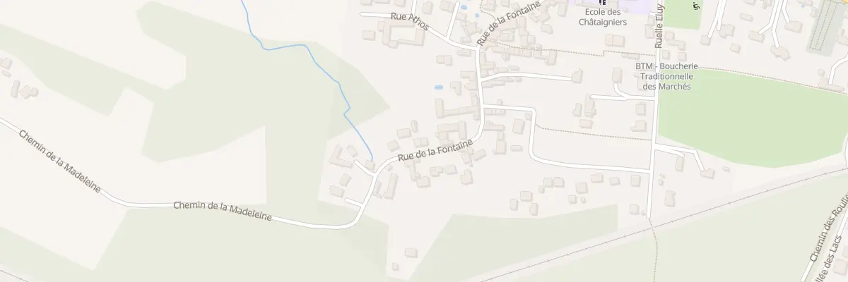 Plan du 54 Rue de la Fontaine à Seugy