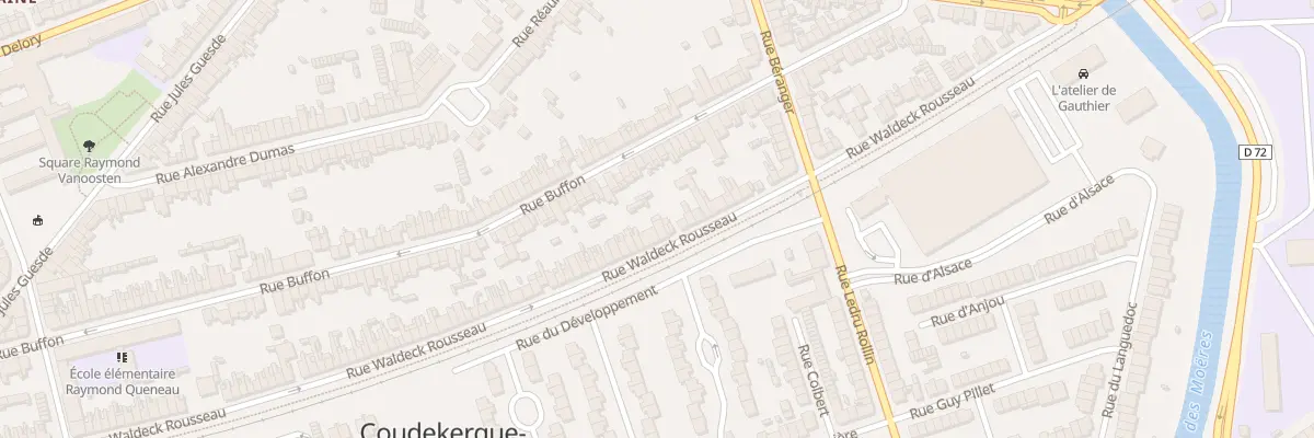 Plan du 119 Rue Waldeck Rousseau à Coudekerque-Branche