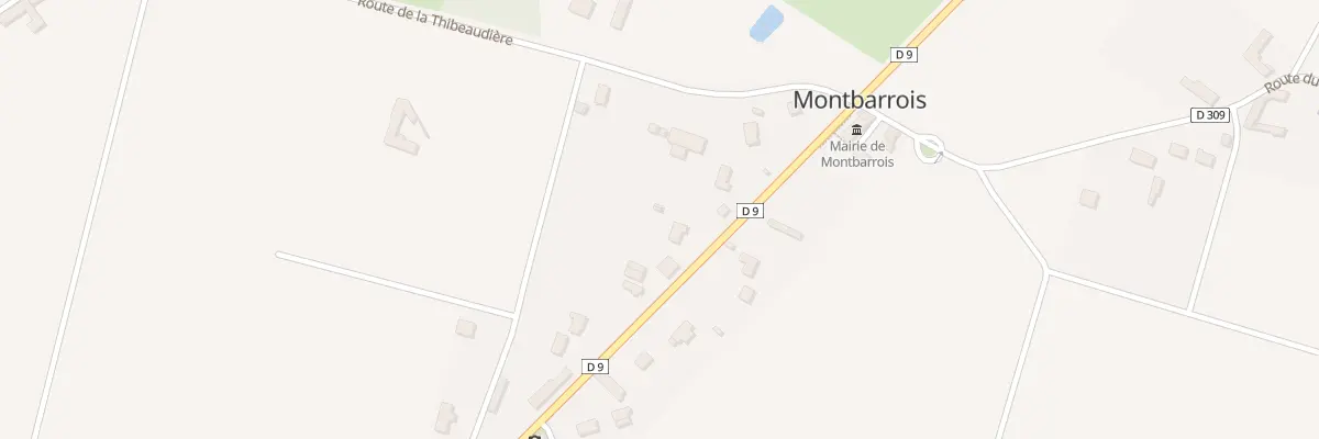Plan du 10 Rte de Boiscommun à Montbarrois