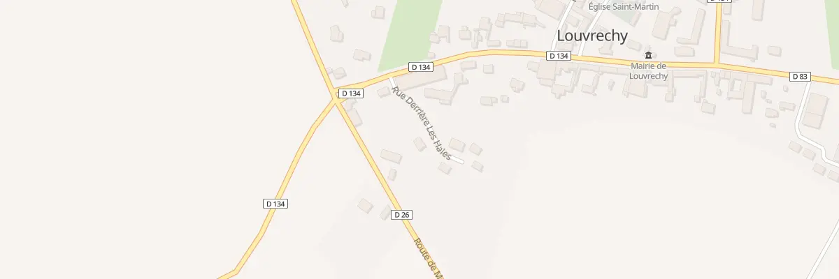 Plan du 3 Rue Derriere les Haies à Louvrechy