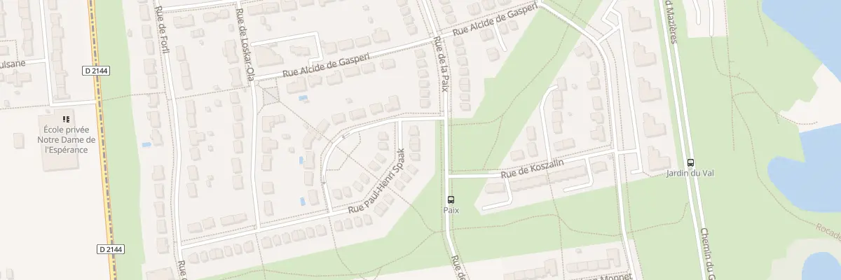 Plan du 54 Rue Paul-Henri Spaak à Bourges