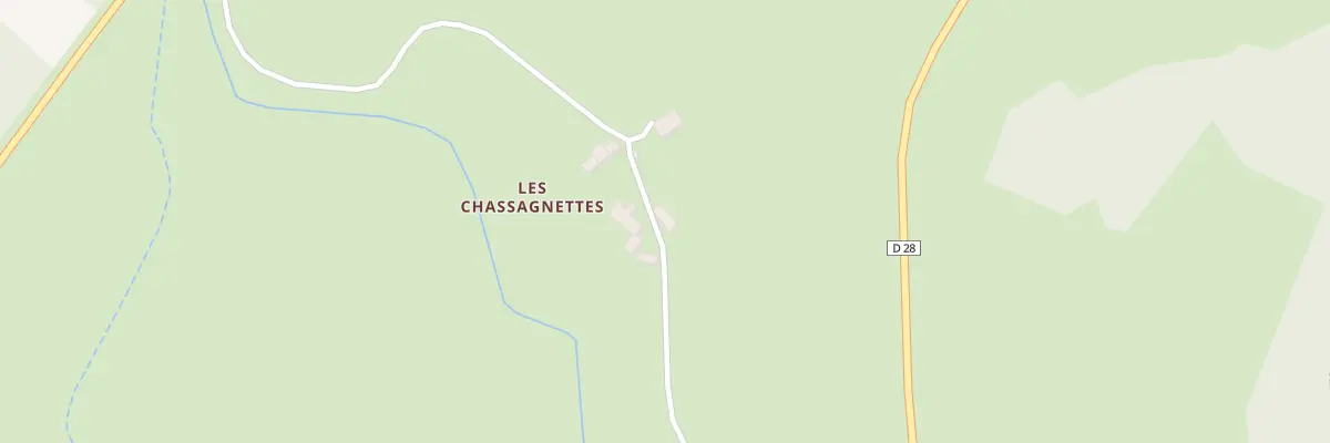 Plan du 5098 Les Chassagnettes à Saint-Oradoux-près-Crocq