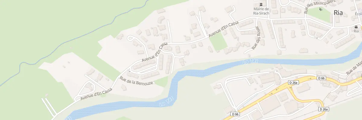 Plan du 9 Rue des Treilles à Ria-Sirach