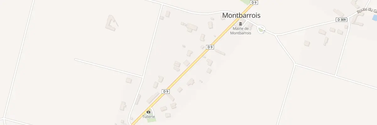 Plan du 12 Rte de Boiscommun à Montbarrois