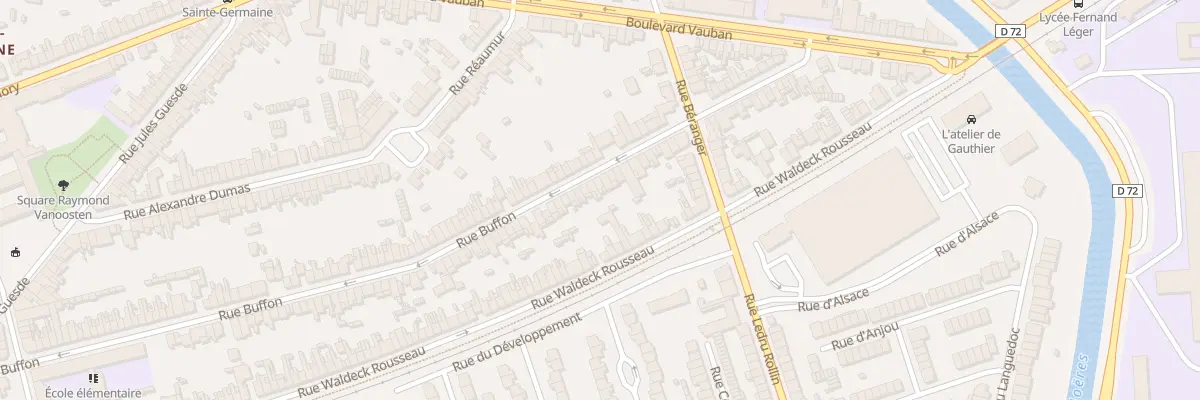 Plan du 132 Rue Buffon à Coudekerque-Branche