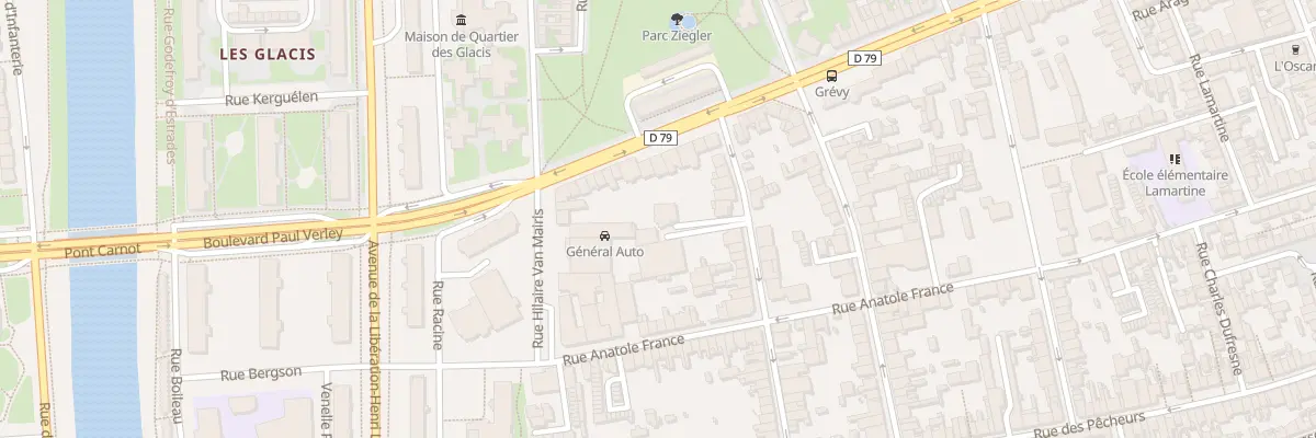 Plan du 175 Rue Houchard à Dunkerque