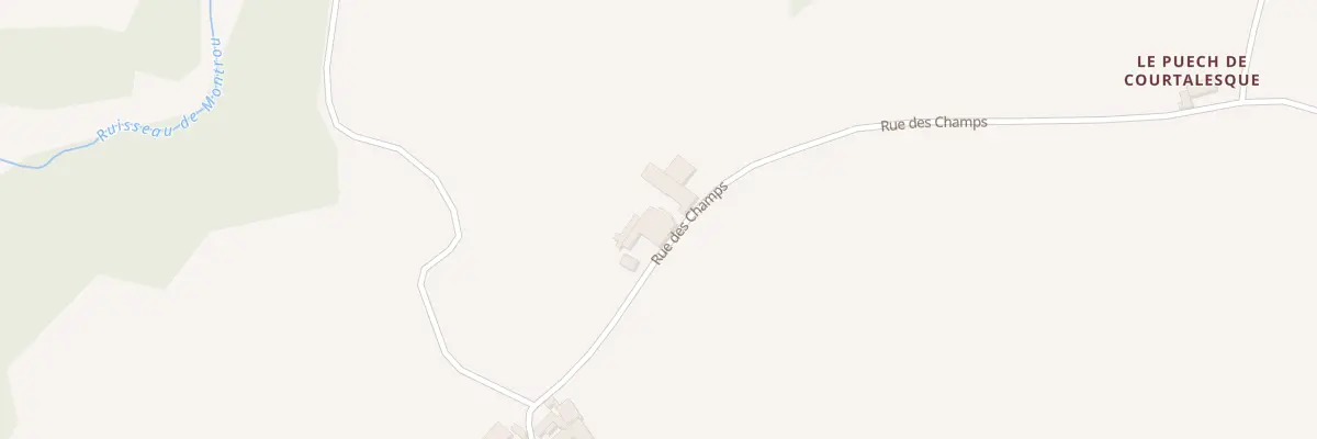 Plan du 5161A Courtalesque à Quins