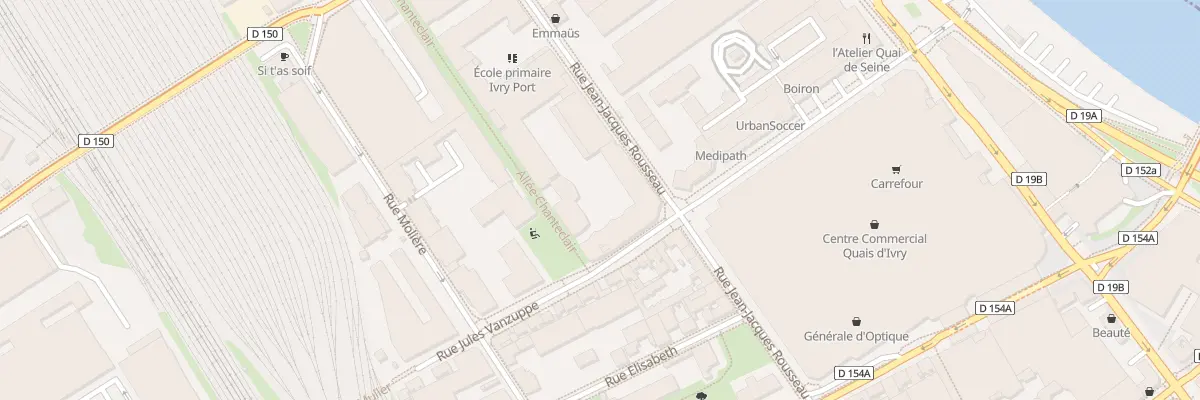 Plan du 1 All Chanteclair à Ivry-sur-Seine