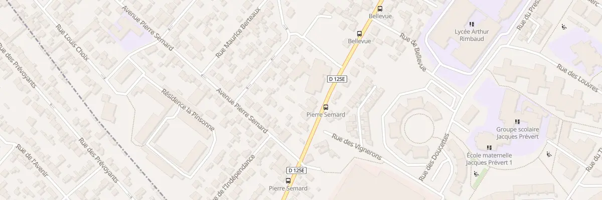 Plan du 58B Av Paul V Couturier à Garges-lès-Gonesse