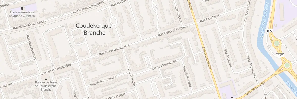 Plan du 190 Rue Henri Ghesquière à Coudekerque-Branche