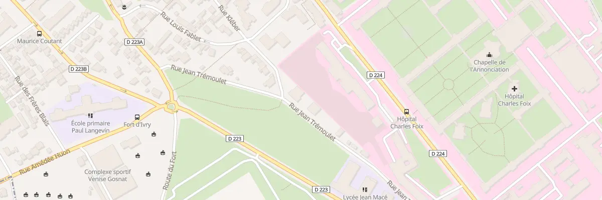Plan du 34 Rue Jean Trémoulet à Ivry-sur-Seine
