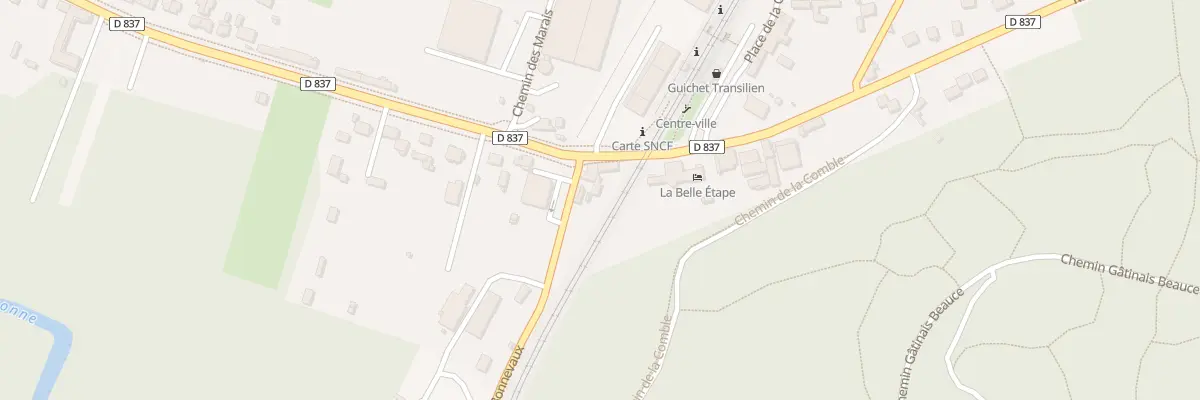 Plan du 66 Av du Gen de Gaulle à Maisse