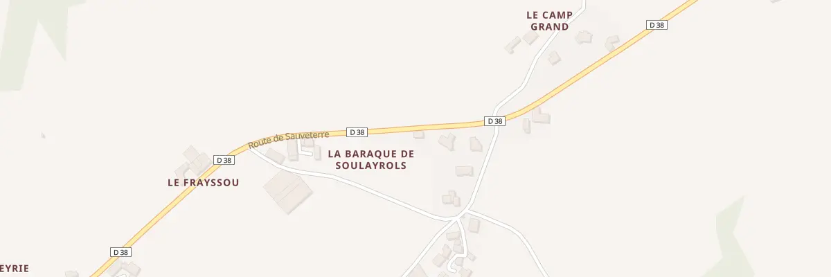 Plan du 5052 Soulayrols à Gramond