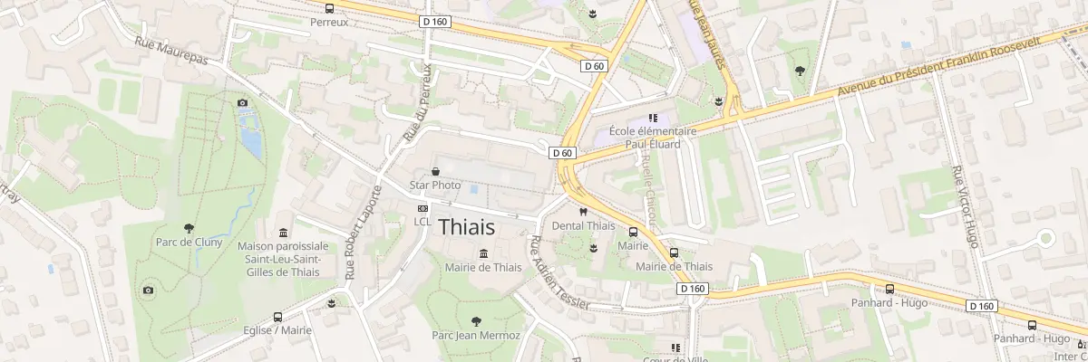Plan du 7 Av de la République à Thiais