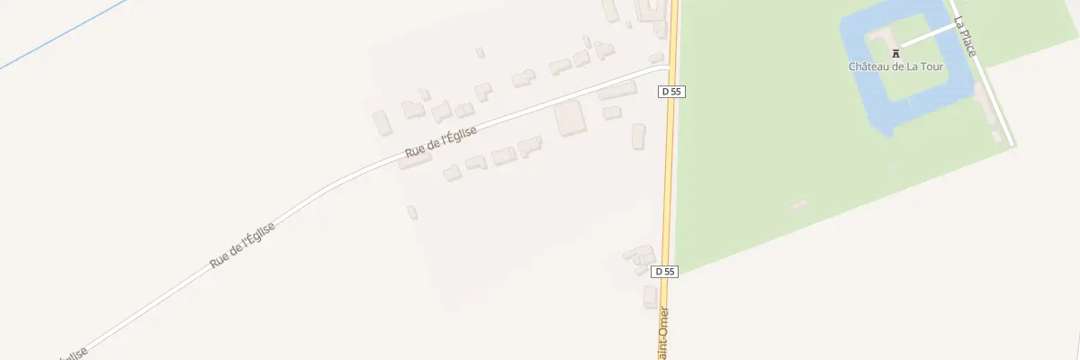Plan du 135 Rue de l’Eglise à Noordpeene