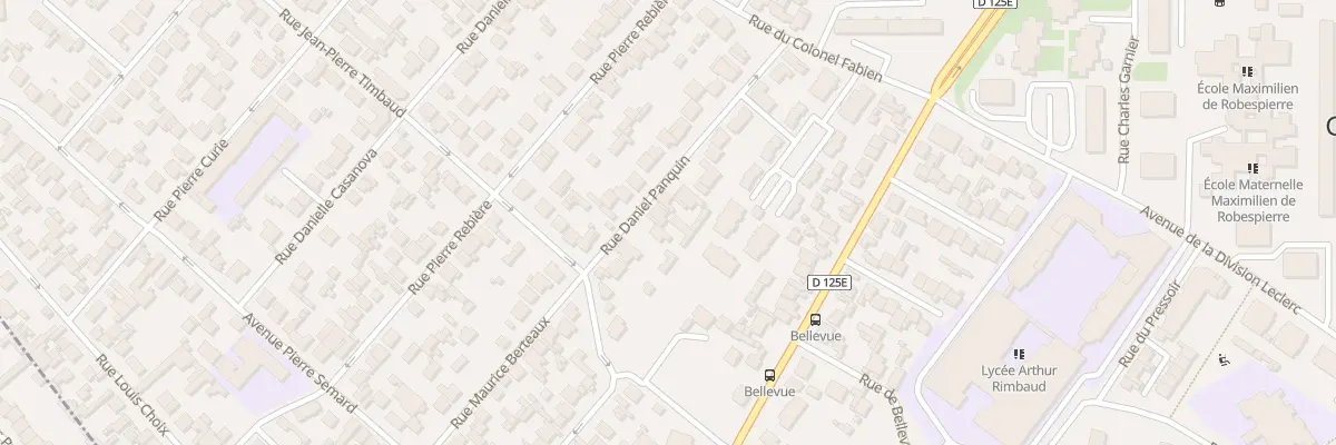 Plan du 17 Rue Daniel Panquin à Garges-lès-Gonesse