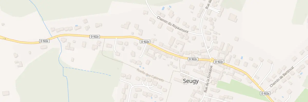 Plan du 17 Rue de Viarmes à Seugy