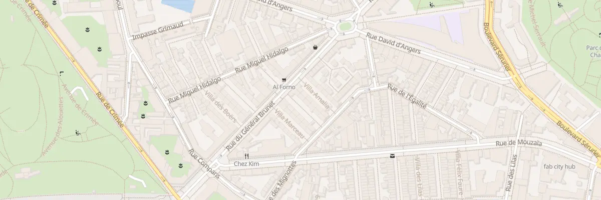 Plan du 3 Vla de Fontenay à Paris 19e Arrondissement