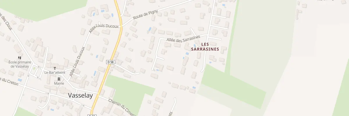 Plan du 32 All des Sarrasines à Vasselay