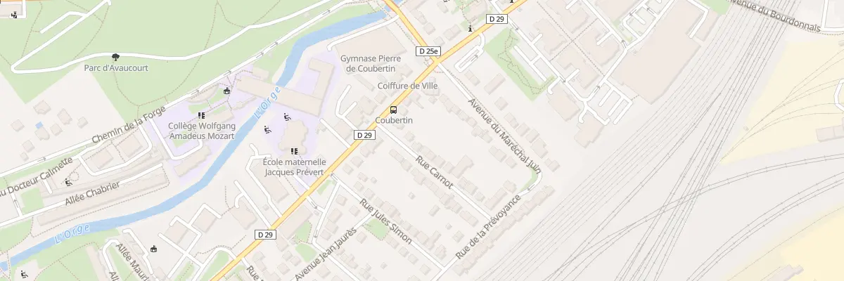 Plan du 20 Rue Carnot à Athis-Mons