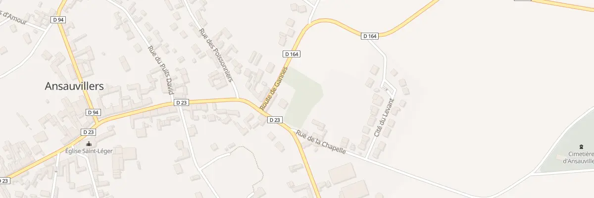Plan du 1 Rue des Tilleuls à Ansauvillers