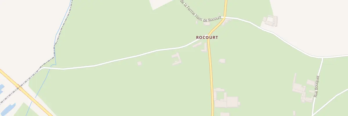 Plan du 4 Che de Grancamp Ham de Rocourt à Roëllecourt