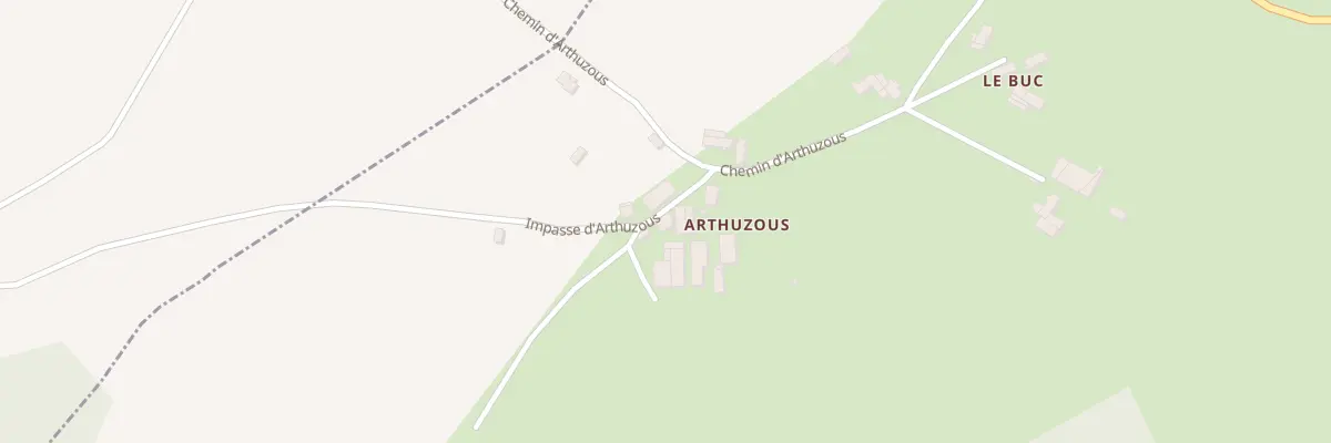 Plan du 5134 Arthuzous à Saint-Pierre-de-Trivisy