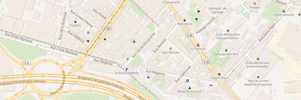 Plan du 15 Rue Berthier à Pantin