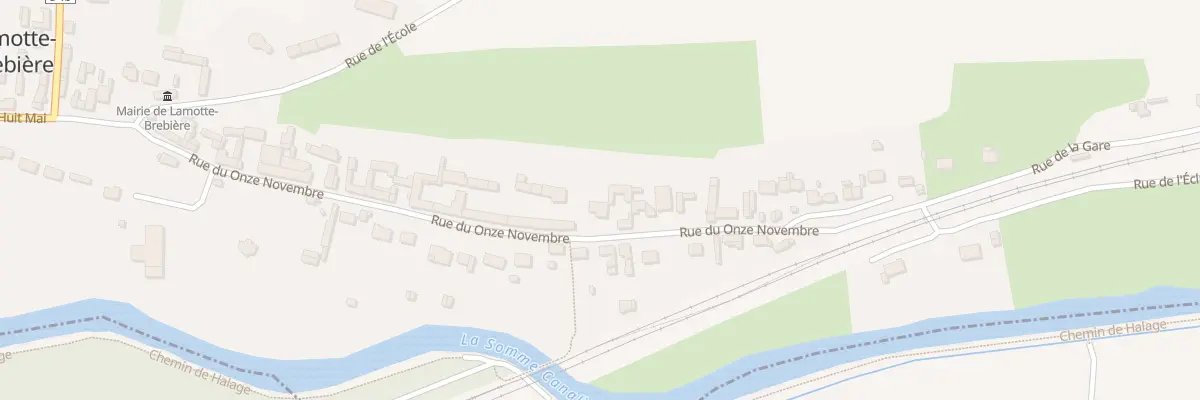 Plan du 37 Rue du Onze Novembre à Lamotte-Brebière