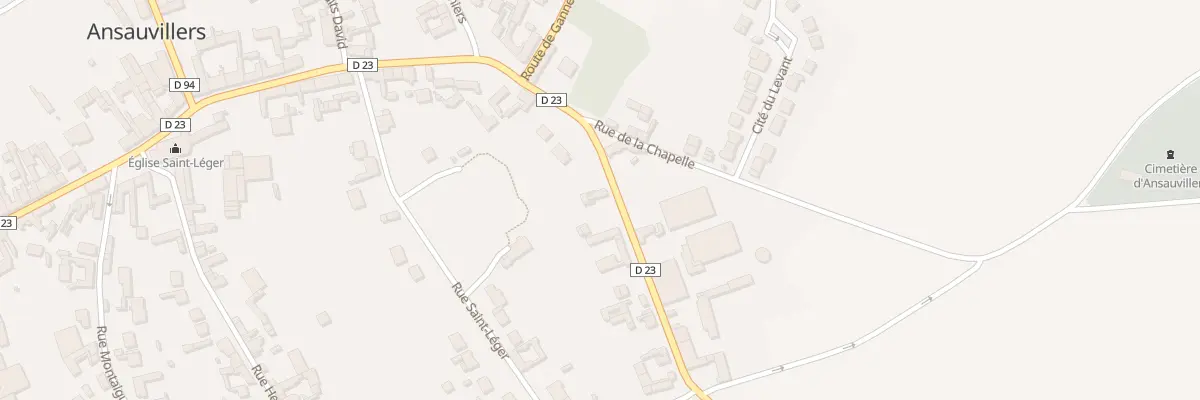 Plan du 4 Rue des Tilleuls à Ansauvillers