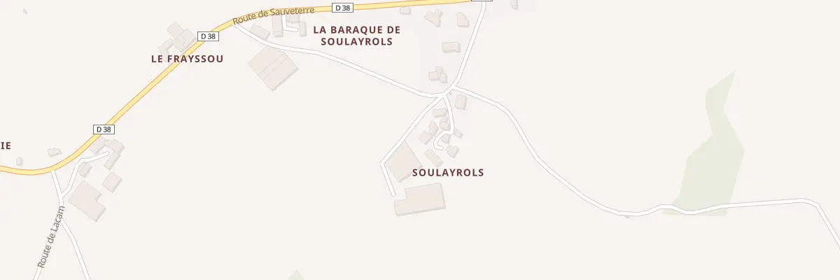 Plan du 5054 Soulayrols à Gramond