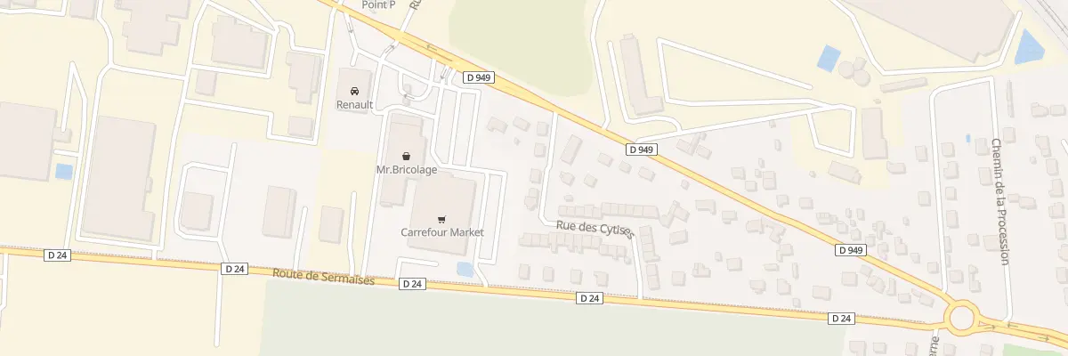 Plan du 29 Rue des Cytises au Malesherbois