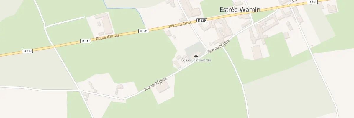 Plan du 5090 L’Eglise de Wamin à Estrée-Wamin