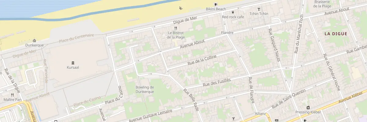Plan du 11 Rue de la Colline à Dunkerque