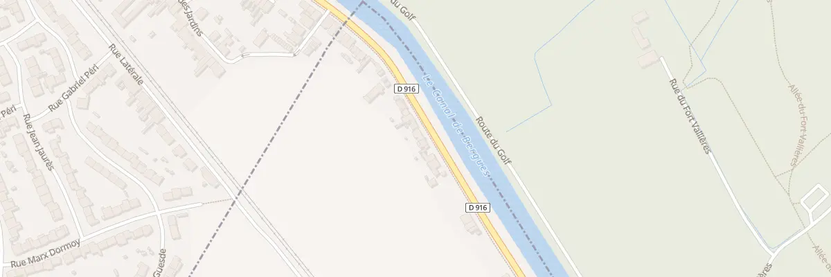 Plan du 50 Rte de Dunkerque à Bierne