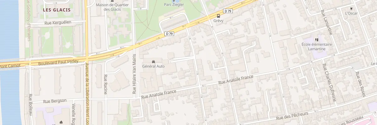 Plan du 161 Rue Houchard à Dunkerque