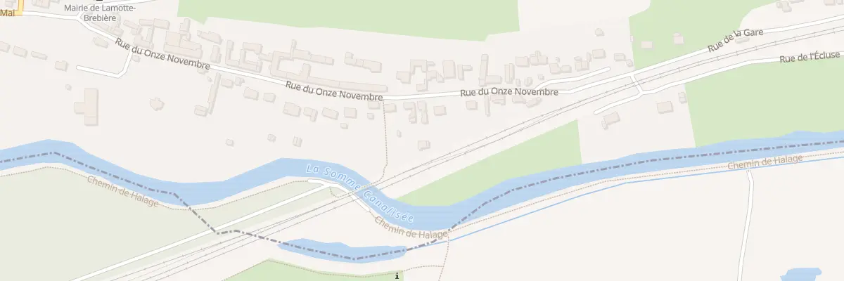 Plan du 32 Rue du Onze Novembre à Lamotte-Brebière