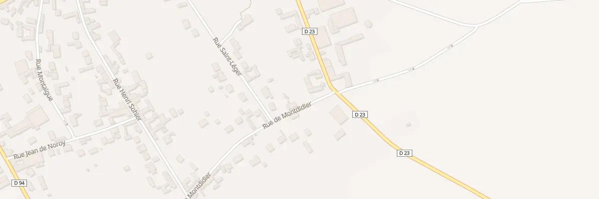 Plan du 2 Rue de Montdidier à Ansauvillers
