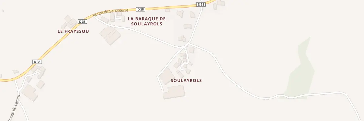 Plan du 5134 Soulayrols à Gramond