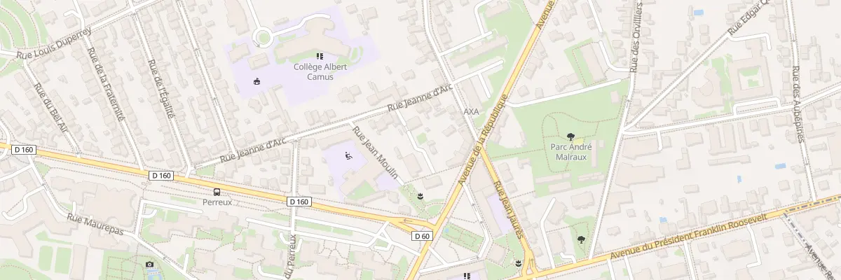 Plan du 7 Rue Jeanne d’Arc à Thiais