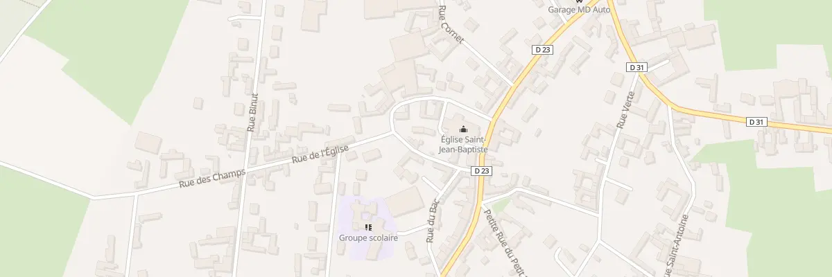 Plan du 5 Rue de l’Eglise à Beauquesne