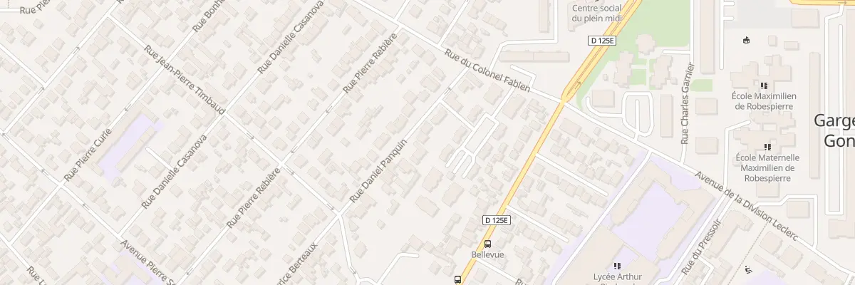Plan du 7B Rue Daniel Panquin à Garges-lès-Gonesse
