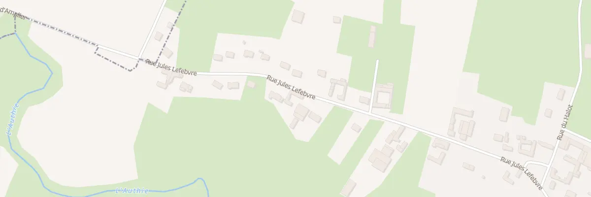 Plan du 599 Rue Jules Lefebvre à Amplier