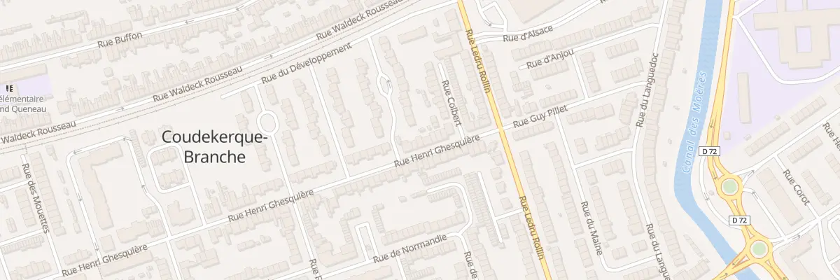 Plan du 223 Rue Henri Ghesquière à Coudekerque-Branche